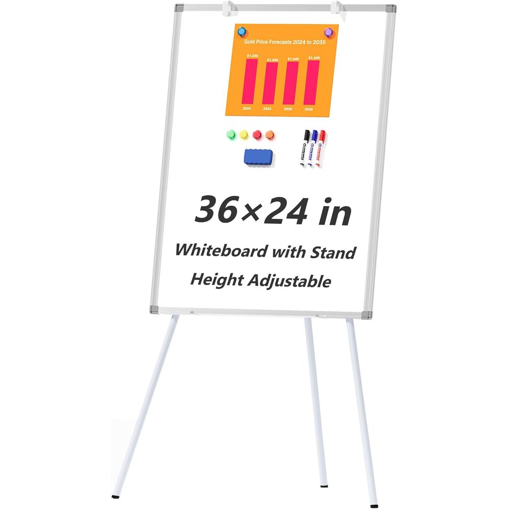 대형 화이트보드 이젤 스탠드 포함, 36 x 24 휴대 - Whiteboard Easel Tripod 리뷰 및 가격