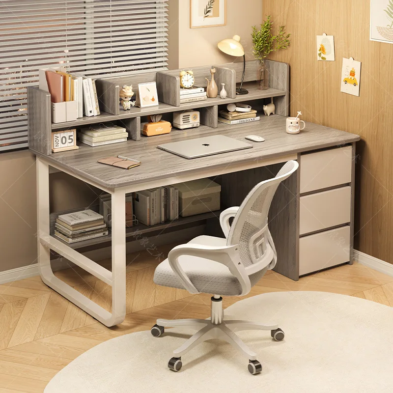 견고한 책상 심플 책꽂이 일체형 학습 책상 다용도 사무 - Office Furniture Factory 리뷰 및 가격